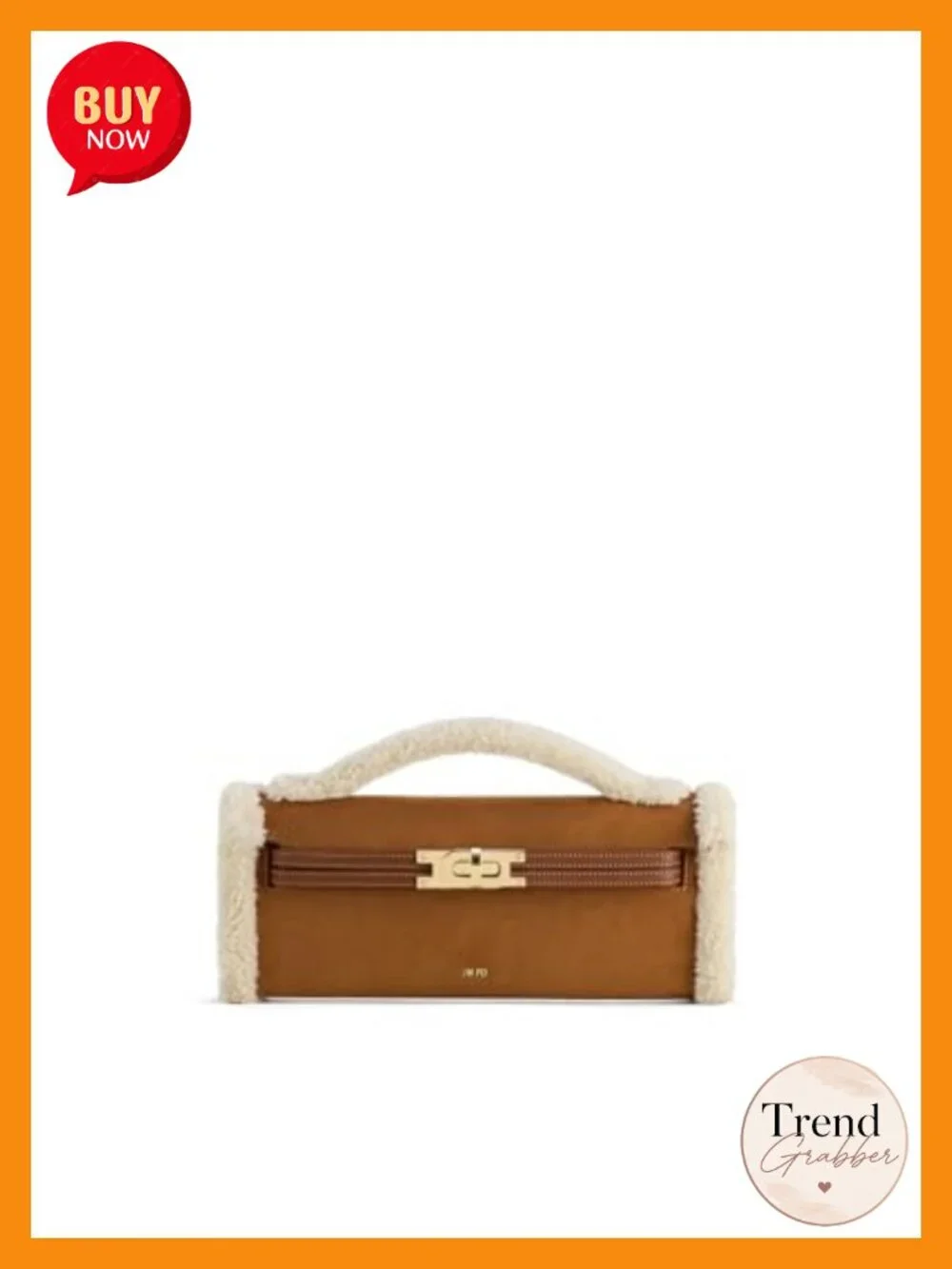 Faux Suede Structured Satchel Handbag with Gold Hardware, Crossbody Strap
